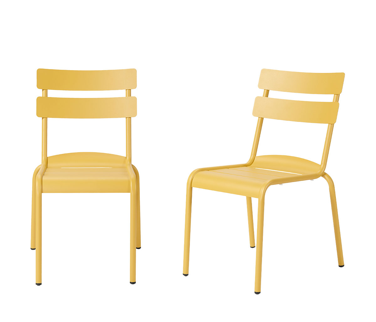 Set de 2 sillas Torino sin brazo 