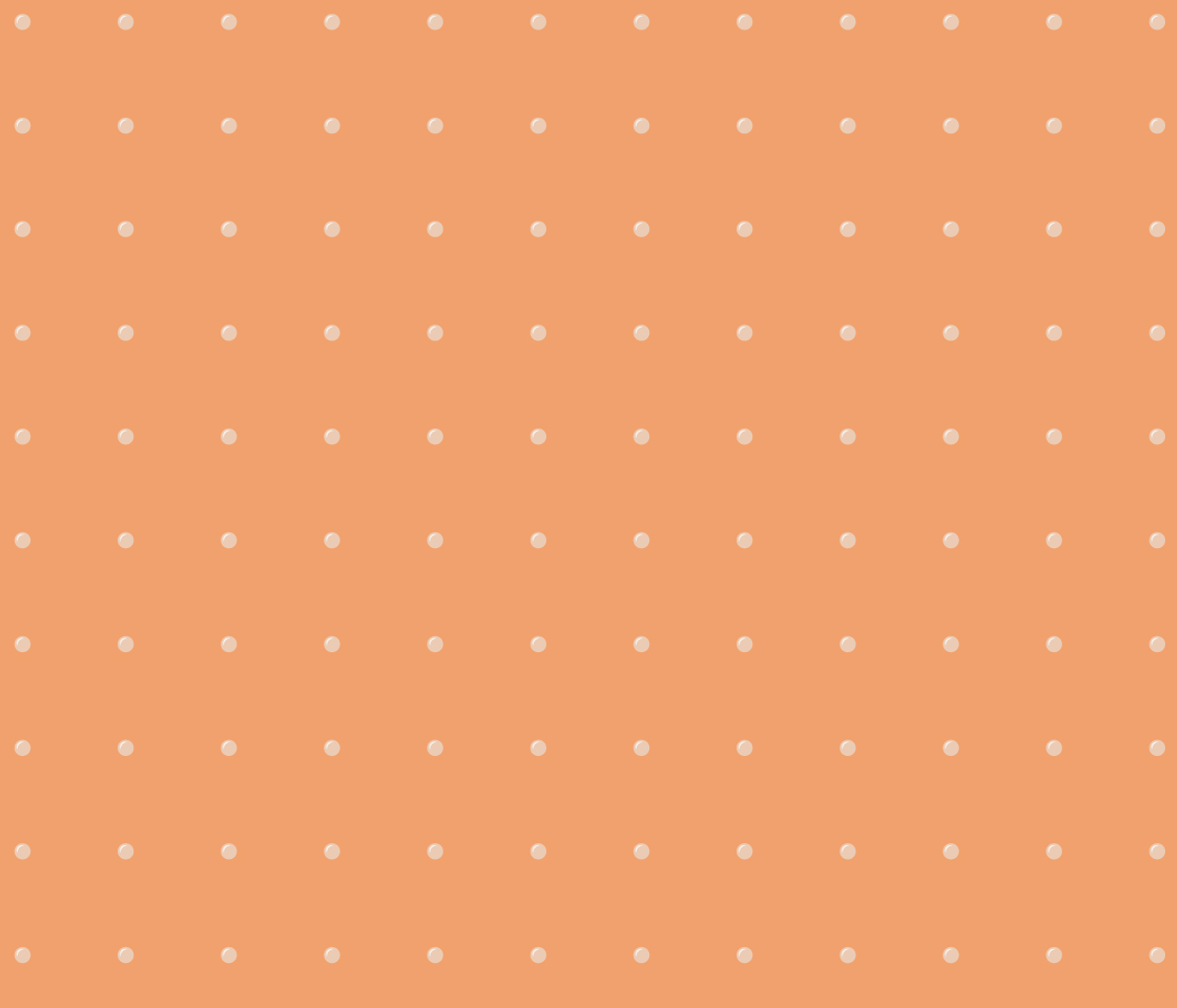 Papel tapiz Dots 130x250cm - Naranja