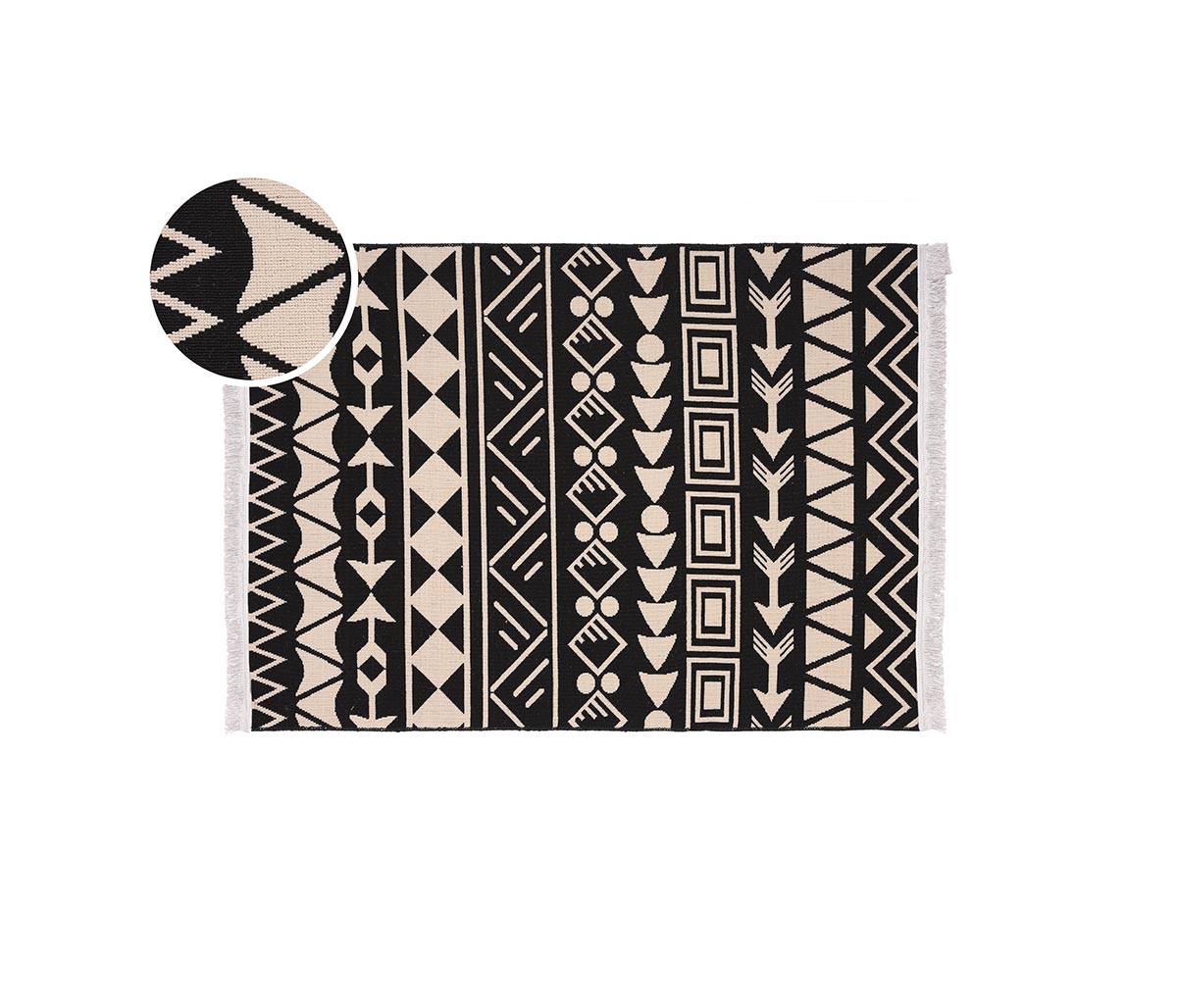 Tapete Aiyen 170x120 Negro