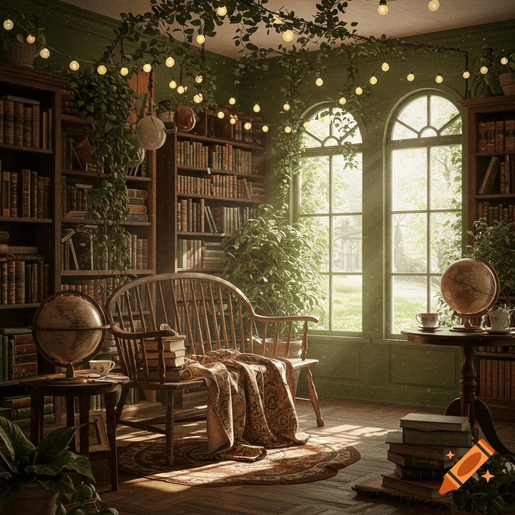 Sala con mezcla de muebles retro y modernos en tonos neutros